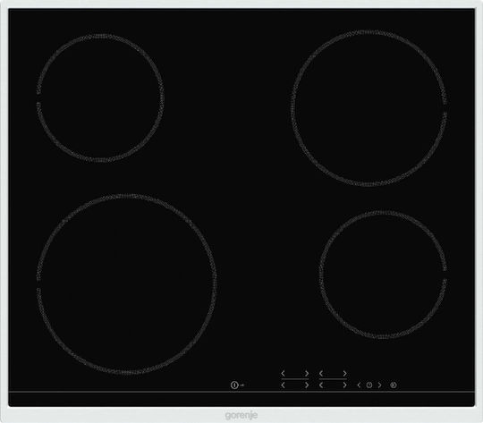 Gorenje Keramikkochfeld Mit Rahmen Autonom mit Kindersicherung 60x52εκ.