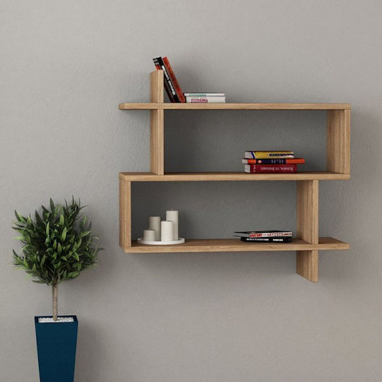 Regal Wand Paralel Natural 70x22x65.5cm