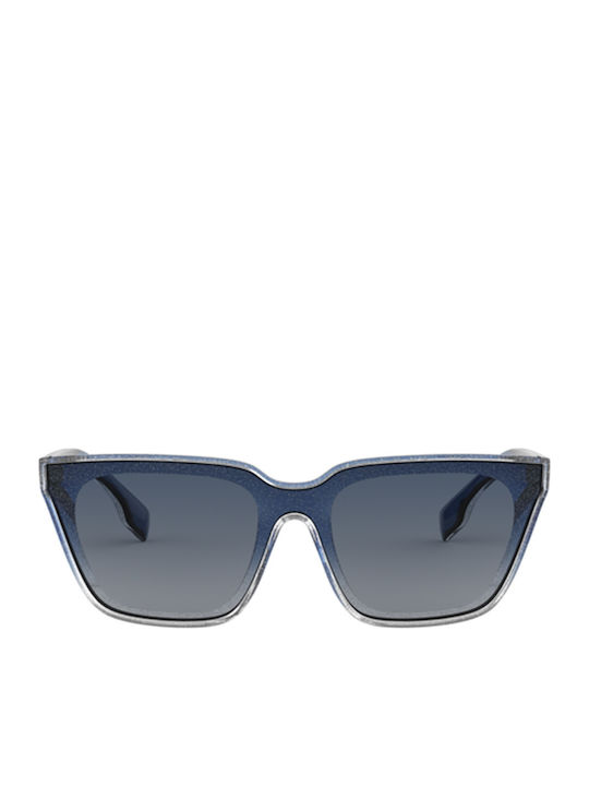 Burberry Women's Sunglasses with Blue Plastic Frame and Blue Gradient Lens BE 4279 3766/4L