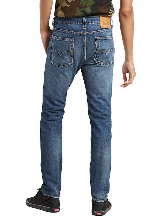 510 Ανδρικό Παντελόνι Τζιν Ελαστικό με Skinny Εφαρμογή Μπλε