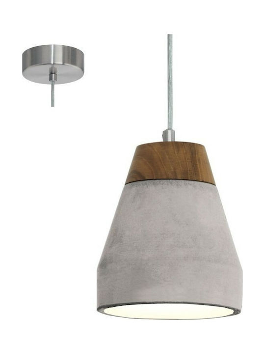 Eglo Tarega Pendant Light Single-Light for Socket E27 Gray