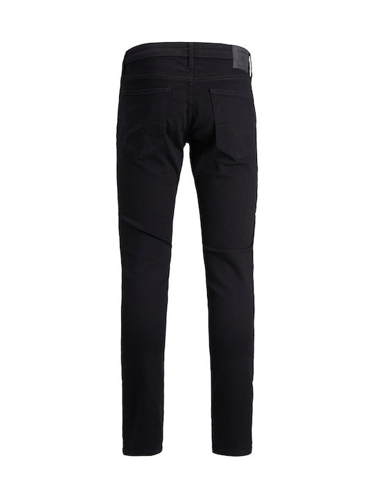Glenn Men's Jeans Pants Elastic with Slim Fit Black
