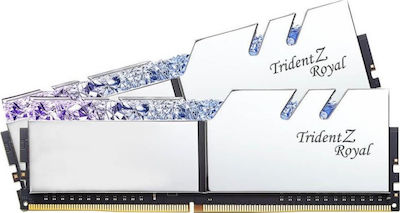 G.Skill Trident Z Royal 16GB DDR4 RAM with 2 Modules (2x8GB) and 3600 Speed for Desktop