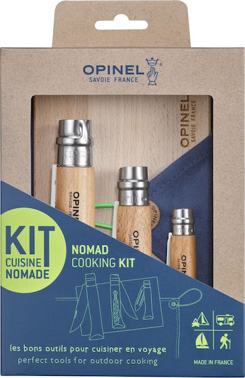 Opinel Nomad Cooking Kit Briceag Maro Set 5buc