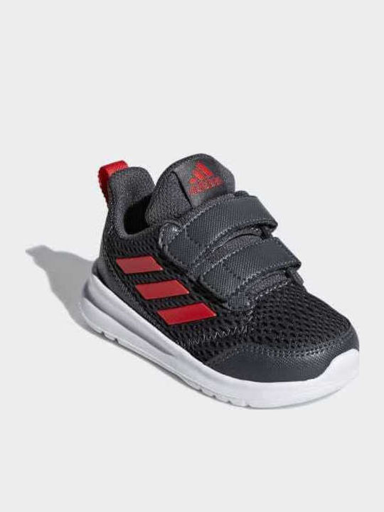Altarun Altarun Kids Sports Shoes Running with Hoop & Loop Closure Black