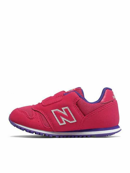 New Balance Kinder-Sneaker mit Klettverschluss Fuchsie