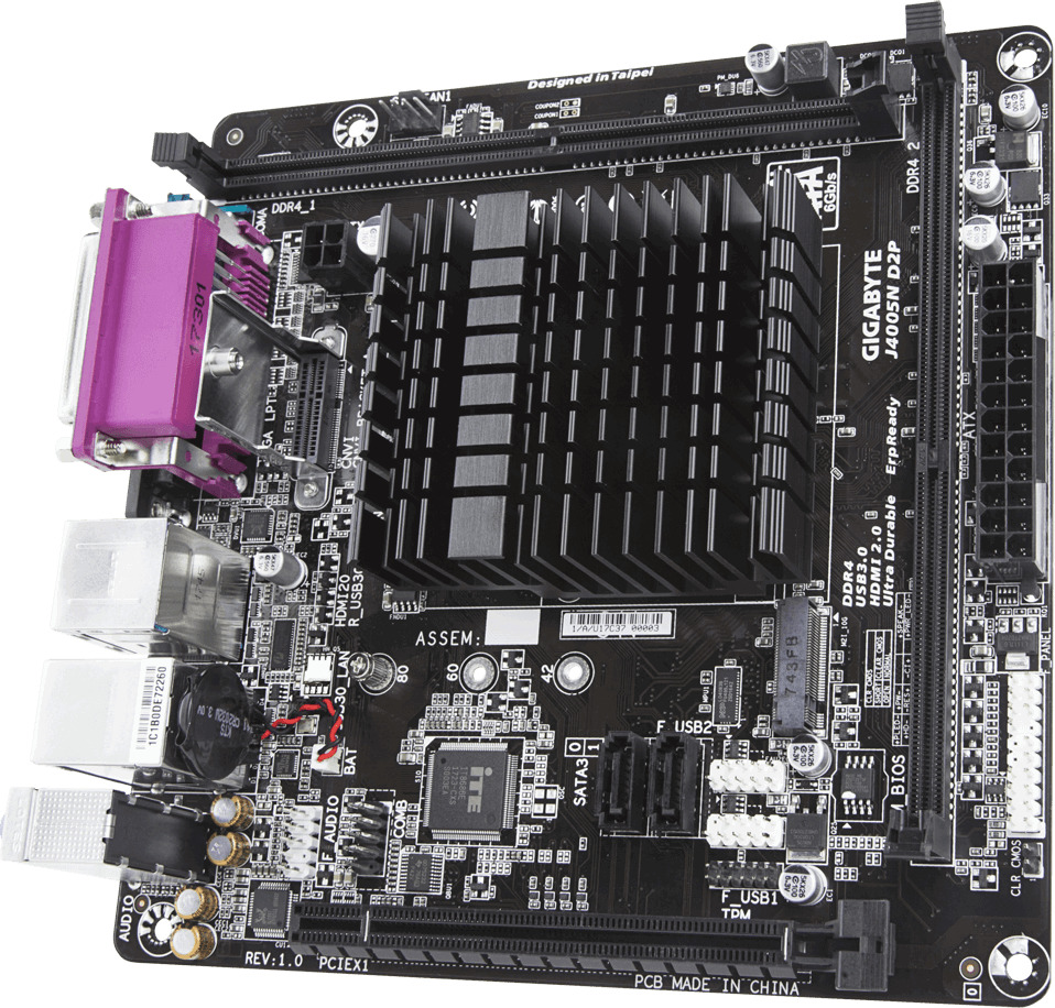 Gigabyte j4005n d2p не запускается