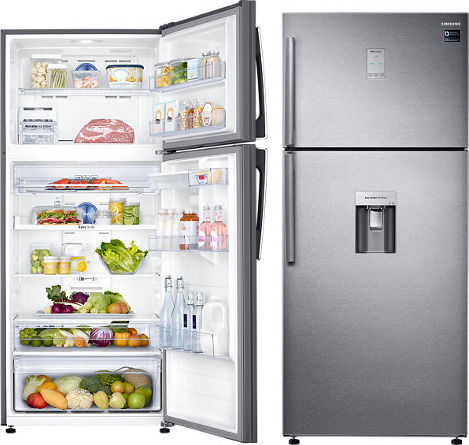 Samsung Ψυγείο Δίπορτο 530lt NoFrost Υ185.5xΠ79xΒ72εκ. Inox RT53K6540SL/ES