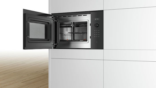 Bosch Eingebauter Mikrowellenherd mit Grill 25Es Schwarz