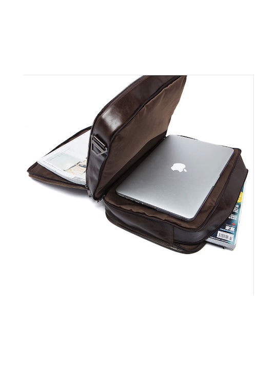 Leder Herrentasche Geldbörse Braun