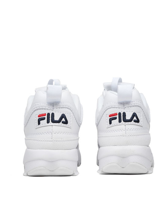 Disruptor II Premium Chunky Sneakers White