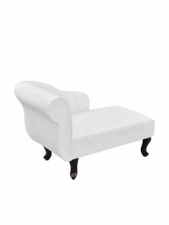 Recliner made of Synthetic Leather Alb L104xW51xH69.5buc
