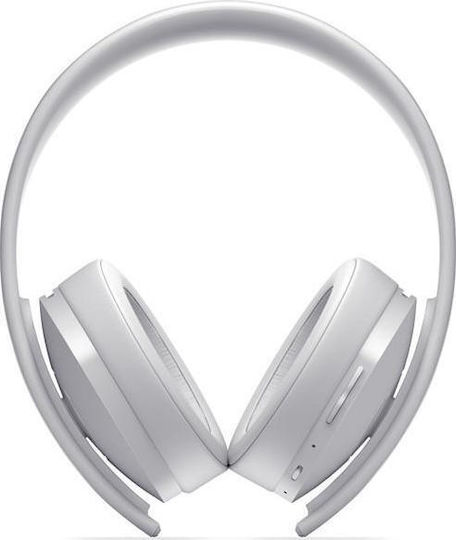 Sony Gold Ασύρματο Over Ear Gaming Headset με σύνδεση 3.5mm / USB Λευκό