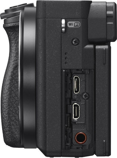 Sony α6400 Mirrorless Φωτογραφική Μηχανή Body Μαύρη
