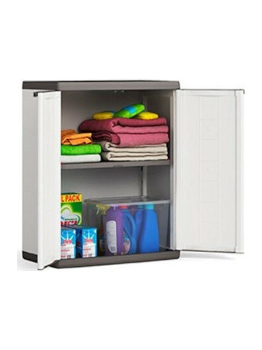 Двукрилен гардероб Jolly Low Пластмаса с 1 рафт 68x39x85бр