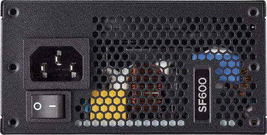 Corsair SF Series SF600 600W Τροφοδοτικό Υπολογιστή Full Modular 80 Plus Platinum