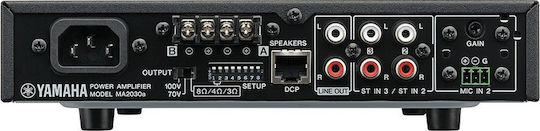 Yamaha MA2030a Amplificator de putere Amplificator PA 30W/4Ω 30W/8Ω în Alb Culoare
