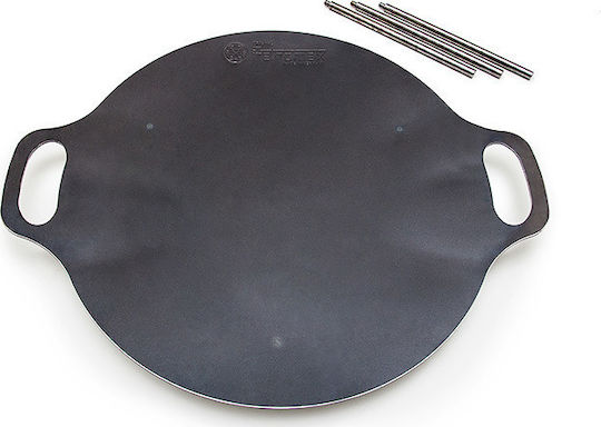 Petromax Cast Iron Grilling Plate with Flat Surface 56cm x 67.6cm x 30cm