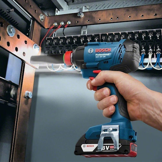 Bosch GDX 18V-180 Μπουλονόκλειδο Μπαταρίας 18V Solo με Υποδοχή 1/2" & 1/4"