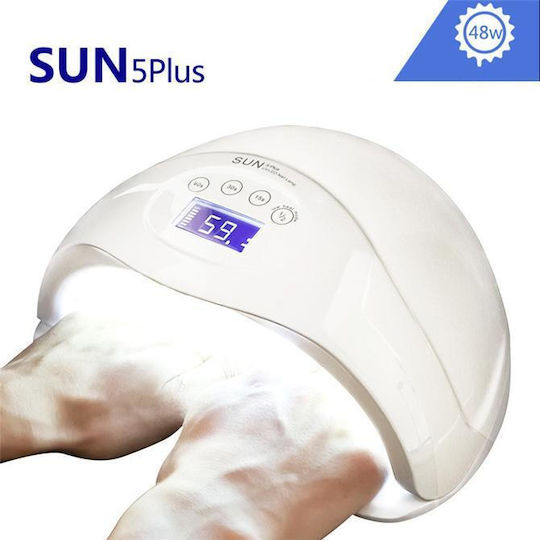 SUN ONE UV Sun 5 Plus Nail Polish Curing Lamp UV / LED 48W White