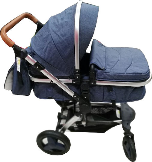 Cangaroo Veyron 2 in 1 2 in 1 Baby Stroller Suitable for Newborn Jean 12kg