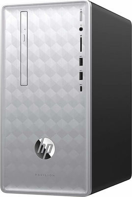 Pavilion 590-p0533ng Настолен компютър (Райзън 3-2200G/8ГБ DDR4/256ГБ SSD/Без ОС)