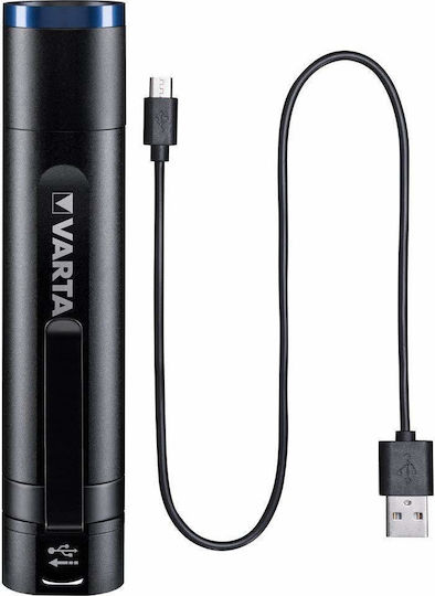 Varta Επαναφορτιζόμενος Φακός LED IPX4 με Μέγιστη Φωτεινότητα 400lm Night Cutter F20R