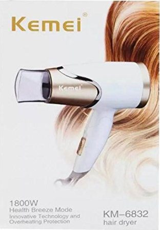 Kemei Travel Hair Dryer 1800W KM6832