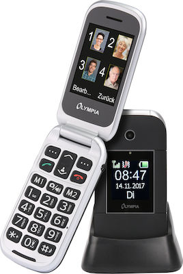 Olympia Janus Single SIM Mobile Phone with Large Buttons Black