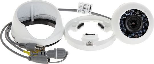 Hikvision DS-2CE56D0T-IRMF CCTV Cameră de Supraveghere Full HD 1080p Rezistentă la apă cu Lentilă 2.8mm