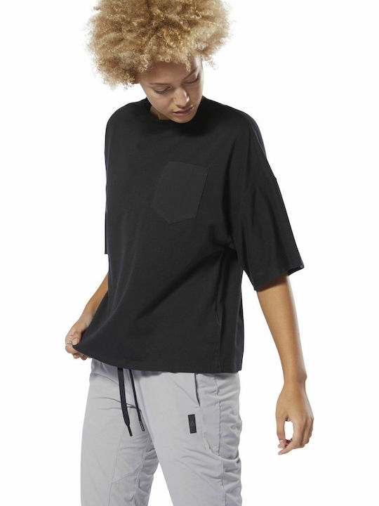 Training Supply Pocket Tee Γυναικείο T-shirt Μαύρο