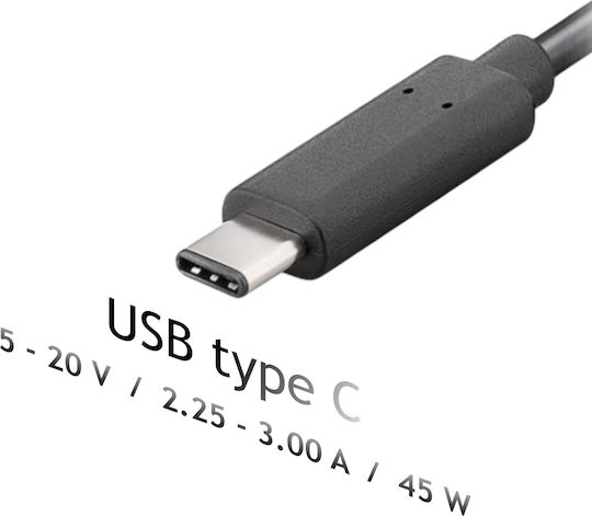 Akyga USB-C Universal Laptop Charger 45W 20V 3A with Power Cord