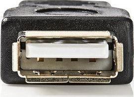 Nedis Μετατροπέας mini USB male σε USB-A female (CCGP60902BK)