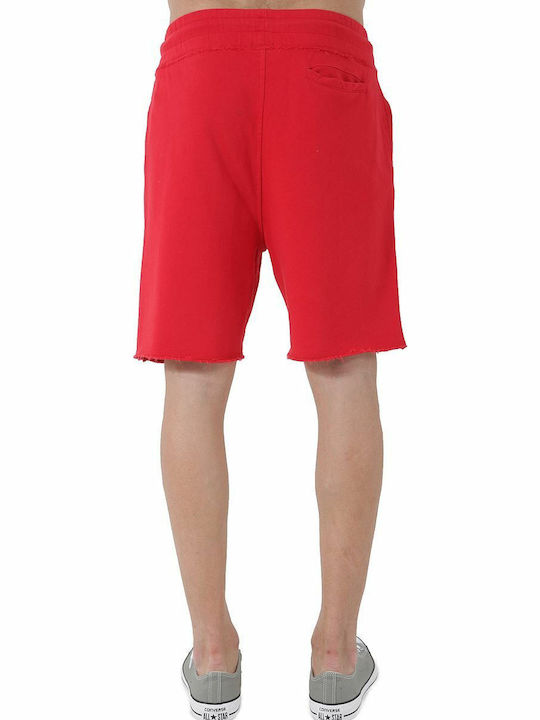 Men's Sports Monochrome Shorts Red