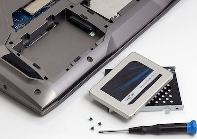 Crucial MX300 SSD 1TB τύπου 2.5'' με σύνδεση SATA III CT1050MX300SSD1