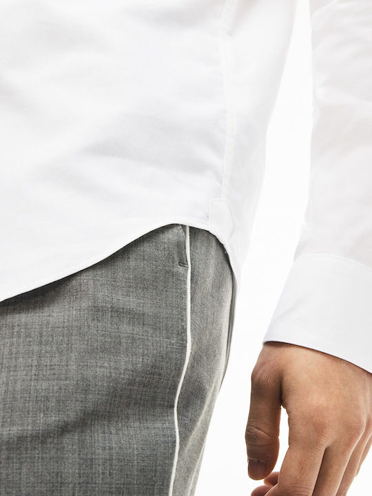 Long-sleeved Cotton Shirt White