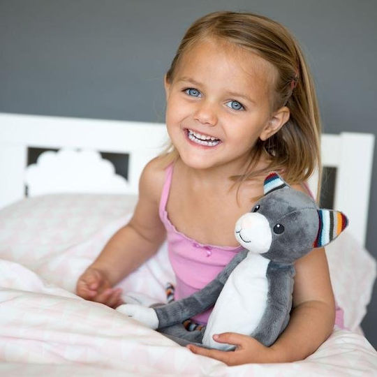 Zazu Sleep Toy Kitty Katie made of Fabric with White Noise and Light for 0++ Months