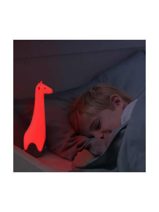 Zazu Kids Decorative Lamp Gina Giraffe with Color Changes White