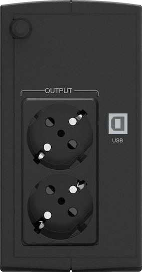 Powerwalker Basic VI 650 SB UPS Line-Interactive 650VA 360W με 2 Schuko Πρίζες