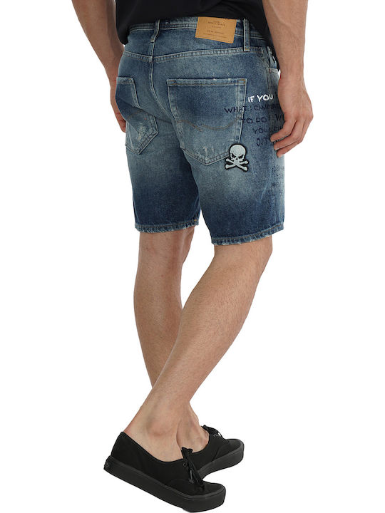 Jack & Jones Men's Shorts Jeans Blue Denim