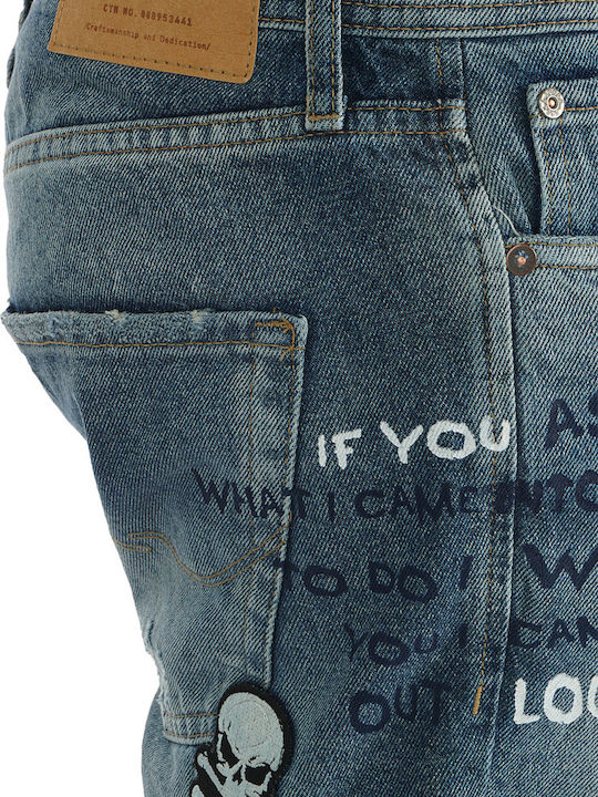 Men's Shorts Jeans Blue Denim