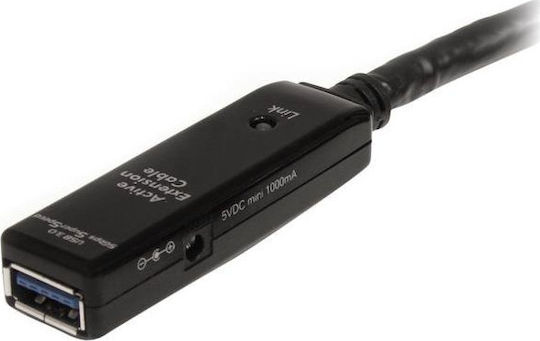 StarTech USB 3.0 Kabel USB-A-Stecker - USB-A-Buchse Schwarz 10m USB3AAEXT10M