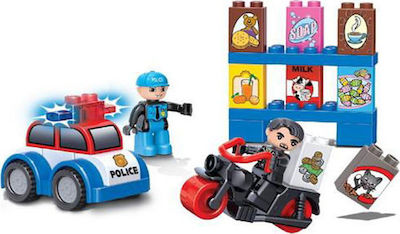 Luna Building Block Police Number for 3+ years 22pcs