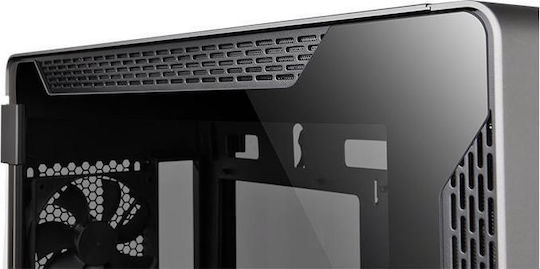 Thermaltake A500 Aluminum Tempered Glass Edition Gaming Midi Tower Κουτί Υπολογιστή με Πλαϊνό Παράθυρο Μαύρο