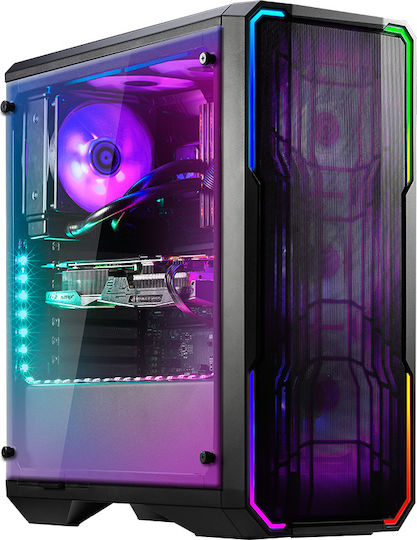 BitFenix Enso Mesh RGB Gaming Midi Tower Κουτί Υπολογιστή με Πλαϊνό Παράθυρο Μαύρο