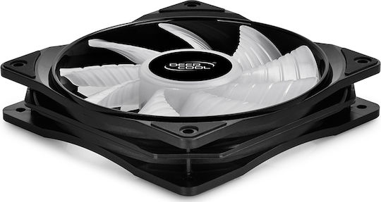 Deepcool CF 120 3in1 Case Fan (1500rpm / 56.5cfm) με RGB Φωτισμό και Σύνδεση 4-Pin PWM 3τμχ