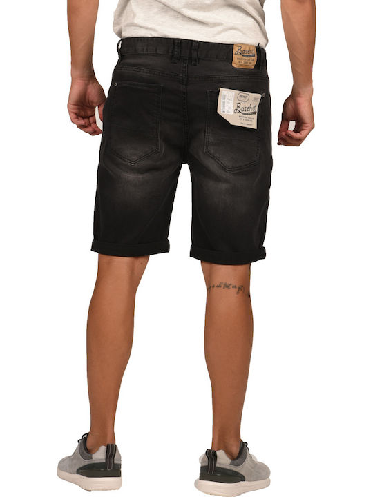 Basehit Herrenshorts Jeans Schwarz