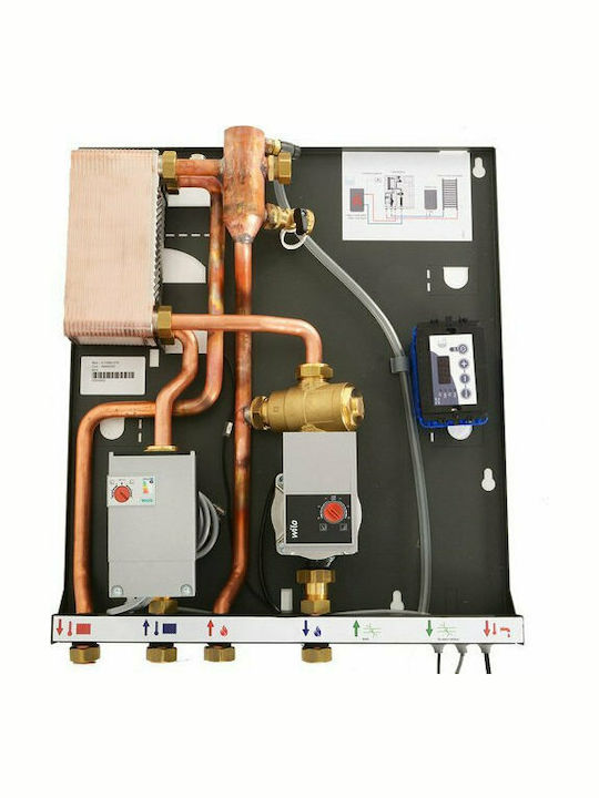 Werstahl Hydro 30 ODF Kaminofen Holz Heizkörper 30.42kW Gerade mit einer zu öffnenden Tür Ausdehnungsgefäß öffnen