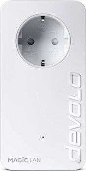 Devolo Magic 2 LAN 1|1 Powerline Wired with Passthrough Socket and Gigabit Ethernet Port