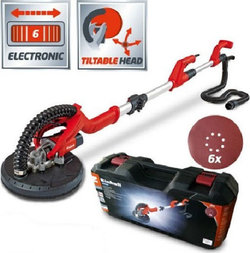 Einhell Telescopic Disc Sander Gypsum board 750W with Dust Extraction Capability TE-DW 225 X